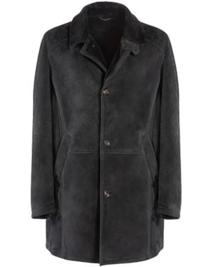 Gimo's Single-Breasted Coats - Black