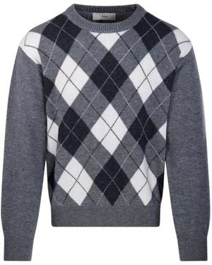 DUNST Round-Neck Knitwear - Azul