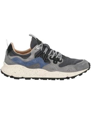 Flower Mountain Schoenen ,Veelkleurig ,Leer Yamano 3 Sneaker - Blauw