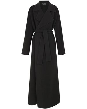Cortana Belted Coats - Black