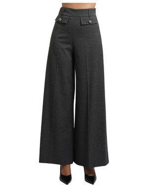 GAUDI Wide Trousers - Noir