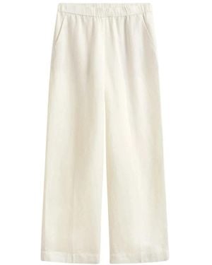 GANT Wide Trousers - Blanco