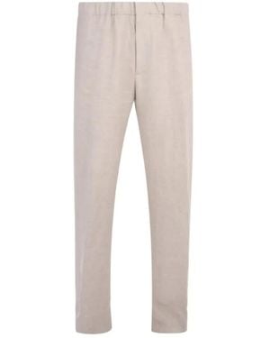Lardini Straight Pants - Natural