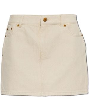 Michael Kors Denim Minirock - Natur
