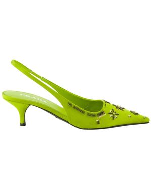Prada Schoenen ,Groen ,Leer Babies Pumps - Geel