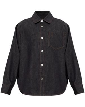 Ami Paris Denim Shirts - Blu