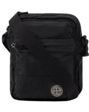 Stone Island Cross Body Bags - Black