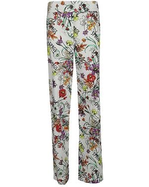 5 PROGRESS Straight trousers - Weiß