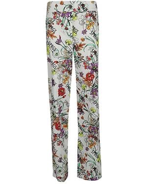 5 PROGRESS Straight trousers - Weiß