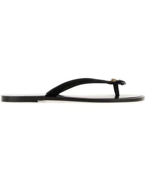 Versace Flip Flops - Black
