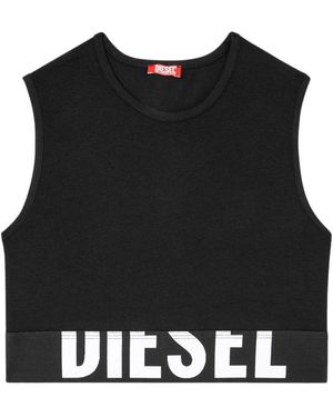 DIESEL Tops ,Zwart ,Sleeveless Tops