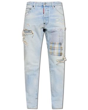 DSquared² Jeans ,Blauw ,Katoen Teddy Jeans