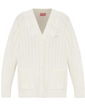 KENZO Cardigans - Blanc