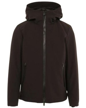 Woolrich Pacific Softshell Kapuzenjacke - Schwarz
