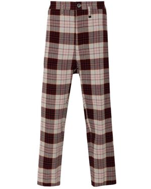 Vivienne Westwood Geruite Patroon Slim Fit Korte Broek - Bruin