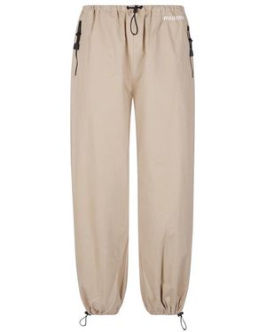 Miu Miu Joggers - Natural