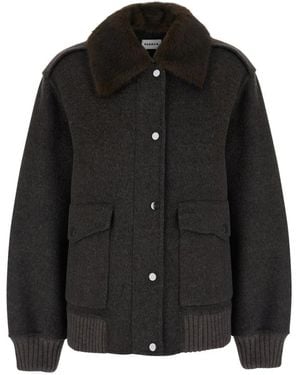 P.A.R.O.S.H. P.A.R.O..H. ,Jassen ,Bruin ,Vests - Zwart