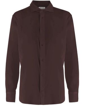 HER SHIRT HER DRESS Shirts - Brown