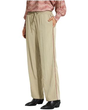 iN FRONT Straight Trousers - Natural