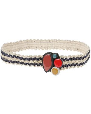 Exquisite J Belts - White