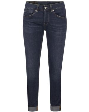 Dondup George Vijf-Pocket Jeans - Blauw
