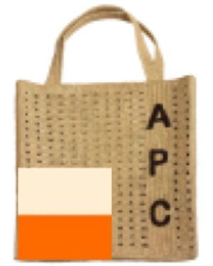 A.P.C. Tote Bags - Neutro