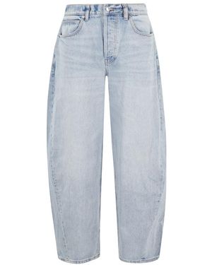Alexander Wang Vintage Bleach Mid Rise Jeans - Blauw