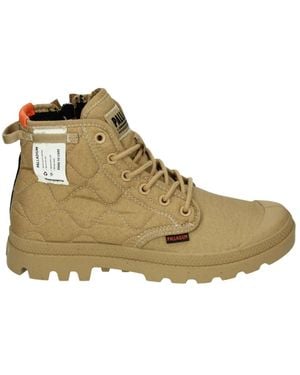 Palladium Sportieve Mid-Top Gewatteerde Sneakers Taupe - Groen