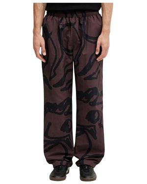 by Parra Freak Scene Track Pant - Zwart