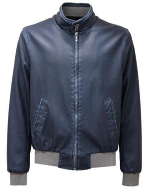 Freedomday Leather Jackets - Blu