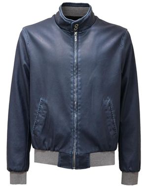 Freedomday Leather Jackets - Azul
