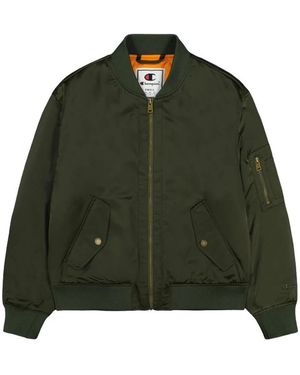 Champion Jassen ,Groen ,Polyester Memory Bomberjack