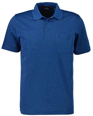 RAGMAN Poloshirt Mit Kurzen Ärmeln - Blau