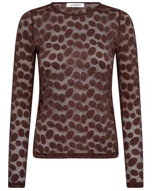 co'couture Long Sleeve Tops - Marron