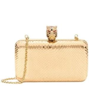 Roberto Cavalli Clutches - Metallic