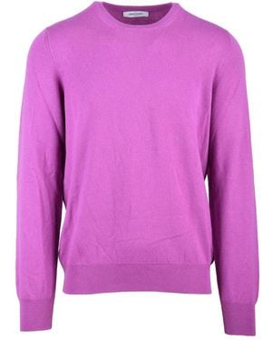 Gran Sasso Round-Neck Knitwear - Morado
