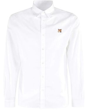 Maison Kitsuné Formal Shirts - White