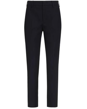 PT01 Broeken ,Blauw ,Stretch Viscose Broeken