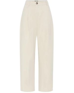 Bruuns Bazaar Wide Trousers - Bianco