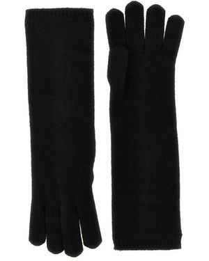 Max Mara Alaggio Cashmere Handschoenen - Zwart