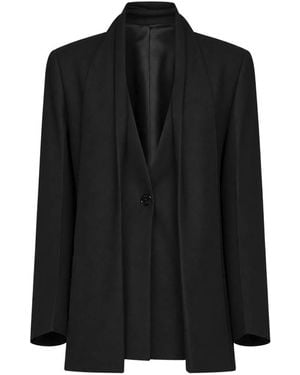 TOTEME Schal-Blazer - Schwarz