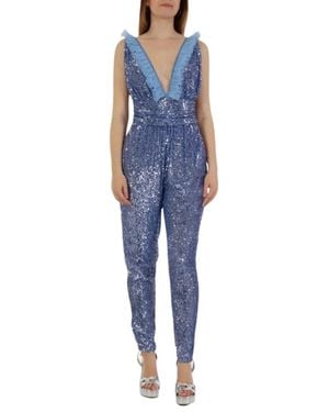 Elisabetta Franchi Jumpsuits - Blue