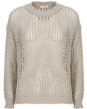 Panicale Round-Neck Knitwear - Gris