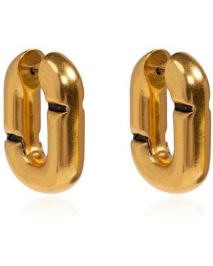 Marc Jacobs Messing-Ohrringe - Mettallic