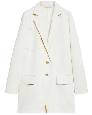 Max Mara Jassen ,Wit ,Katoen Tenda Blazer