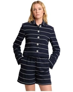Kocca Jassen ,Blauw ,Polyester Party Ready Gestreept Top