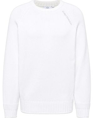 carlo colucci Round-Neck Knitwear - White