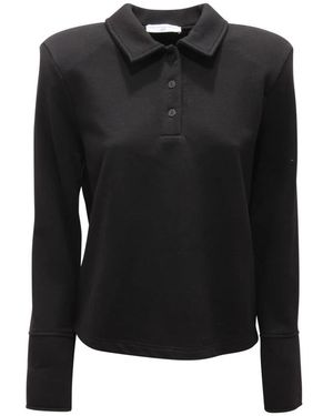 MVP WARDROBE Overhemden ,Zwart ,Oversize Sweatshirt Maria Vittoria Paolillo