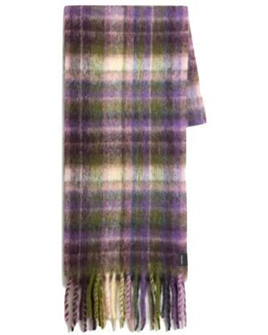 Woolrich Accessoires ,Veelkleurig ,Wol Geruite Mohair Wollen Sjaal - Meerkleurig