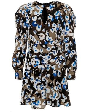 Lala Berlin Kurzes Kleid Mit V-Ausschnitt - Schwarz